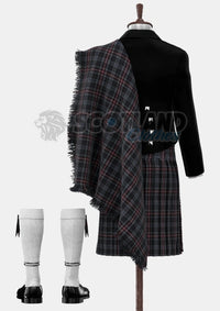 Hebridean Heather Tartan Prince Charlie Outfit