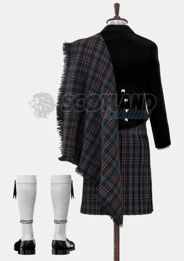 Hebridean Heather Tartan Prince Charlie Outfit