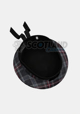 Hebridean Heather Tartan Balmoral Hat Back Side