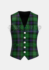 Hibs Tartan Waistcoat Front