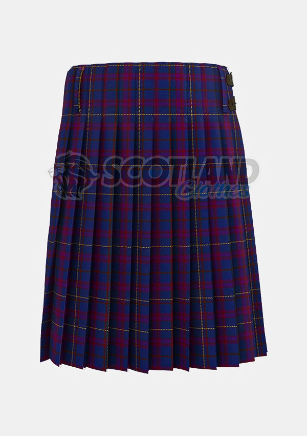 Highland Cathedral Tartan Kilt Back