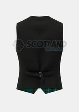 Hunter Tartan Waistcoat Back