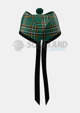 Irish Tartan Glengarry Hat Back