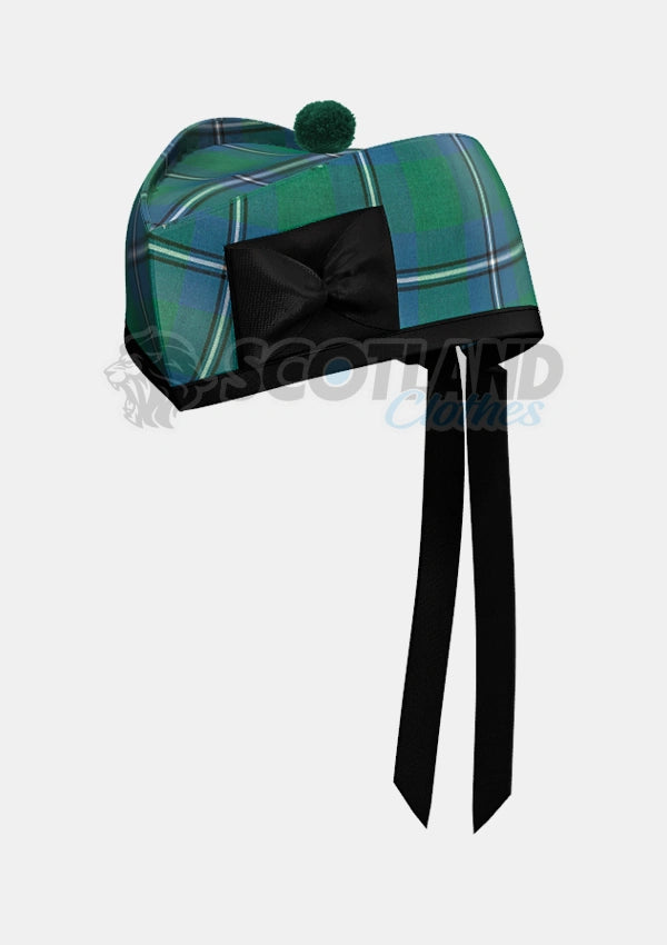 Irvine Tartan Glengarry Hat Front