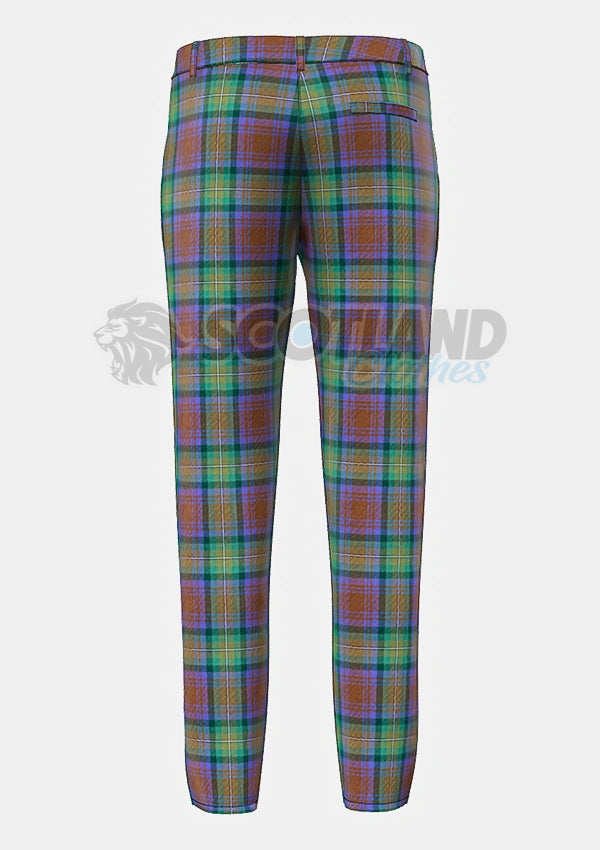 Isle of Skye Tartan Trouser Back