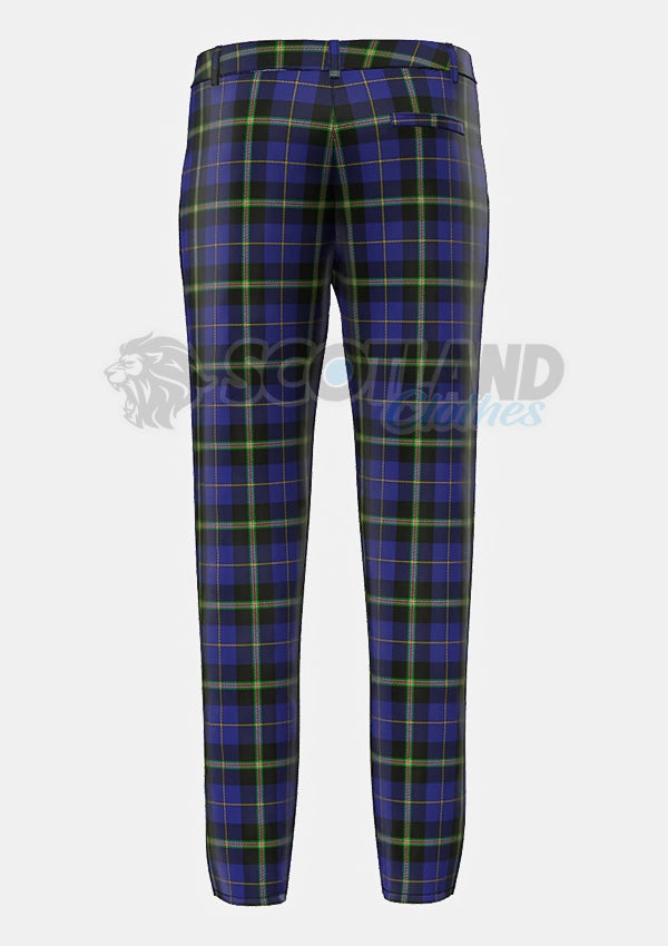 Italian National Tartan Trouser Back