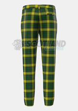 Jamaican National Tartan Trouser Back