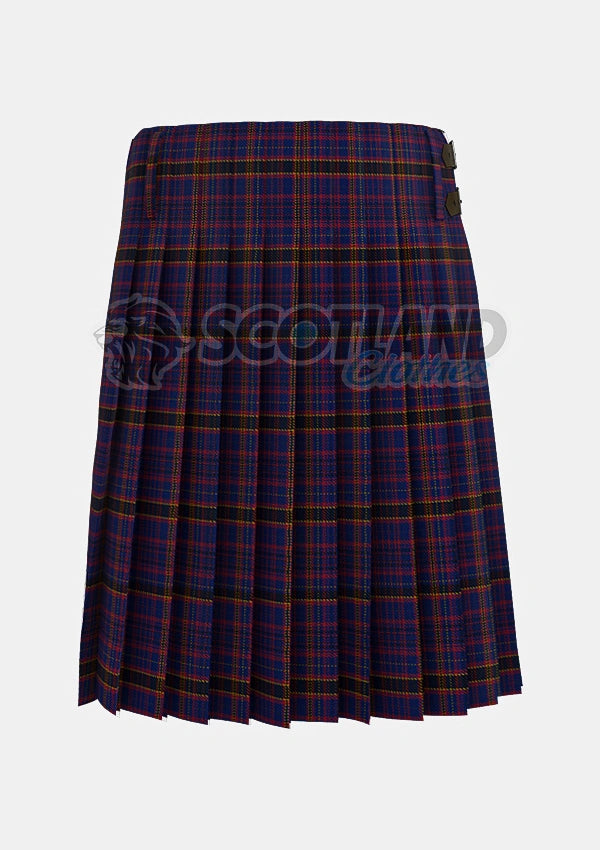 James of Wales Tartan  Kilt Back