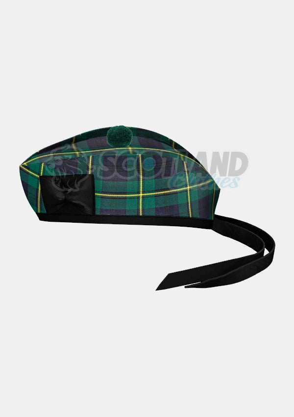 Johnstone Tartan Glengarry Hat Side