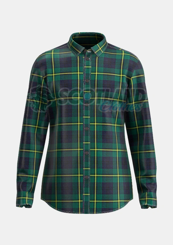 Johnstone Tartan Shirt Front