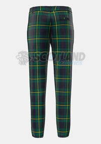 Johnstone Tartan Trouser Back