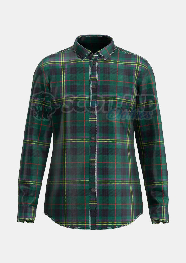 Kennedy Tartan Shirt Front