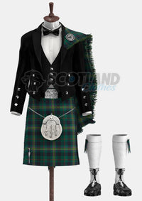Kennedy Tartan Prince Charlie Outfit