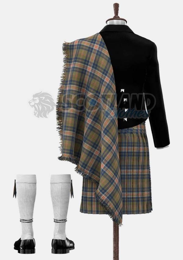 King Charles  Tartan Prince Charlie Outfit