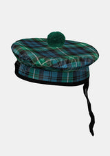 Lamont Tartan Balmoral Hat Front Side