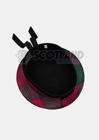 Lindsay Tartan Balmoral Hat Back Side