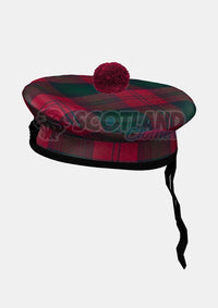 Lindsay Tartan Balmoral Hat Front Side