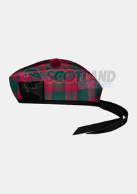 Lindsay Tartan Glengarry Hat Side