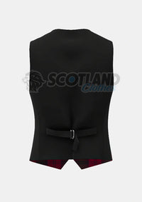 Lindsay Tartan Waistcoat Back
