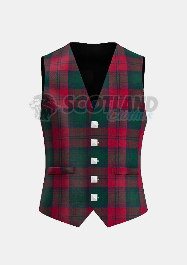 Lindsay Tartan Waistcoat Front