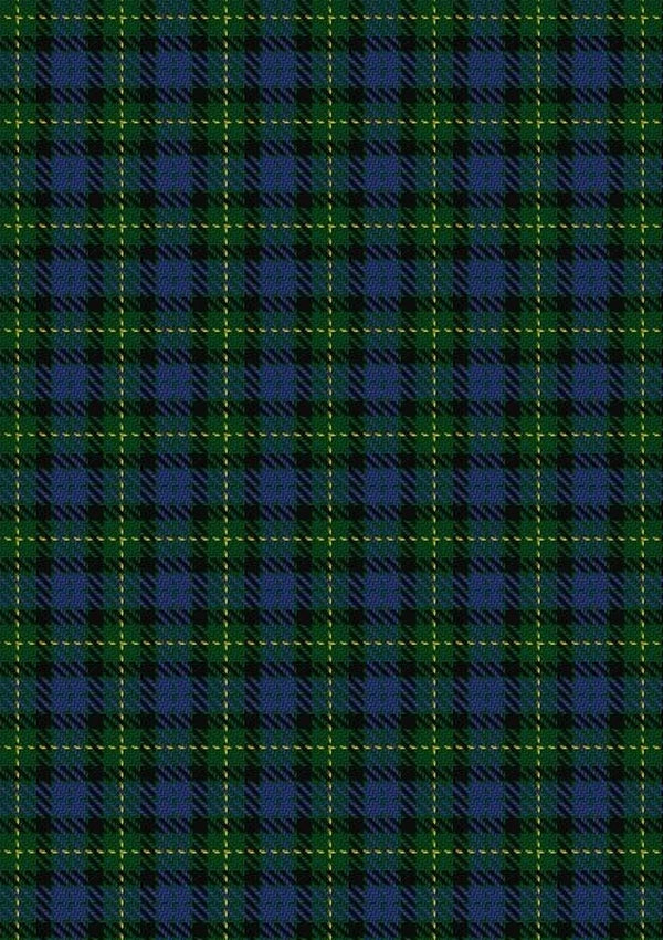 MacKay_Yellow_stripe_Tartan_Fabric_718