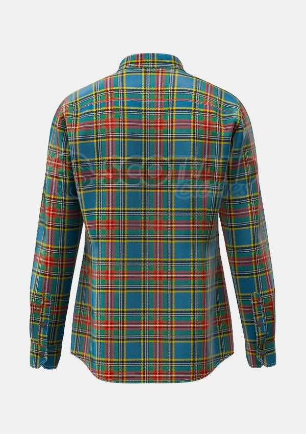 Macbeth Tartan Shirt Back