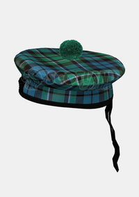 Maccallum Tartan Balmoral Hat Front Side