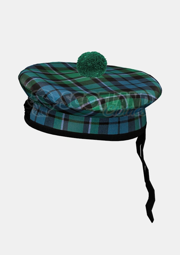 Maccallum Tartan Balmoral Hat Front Side