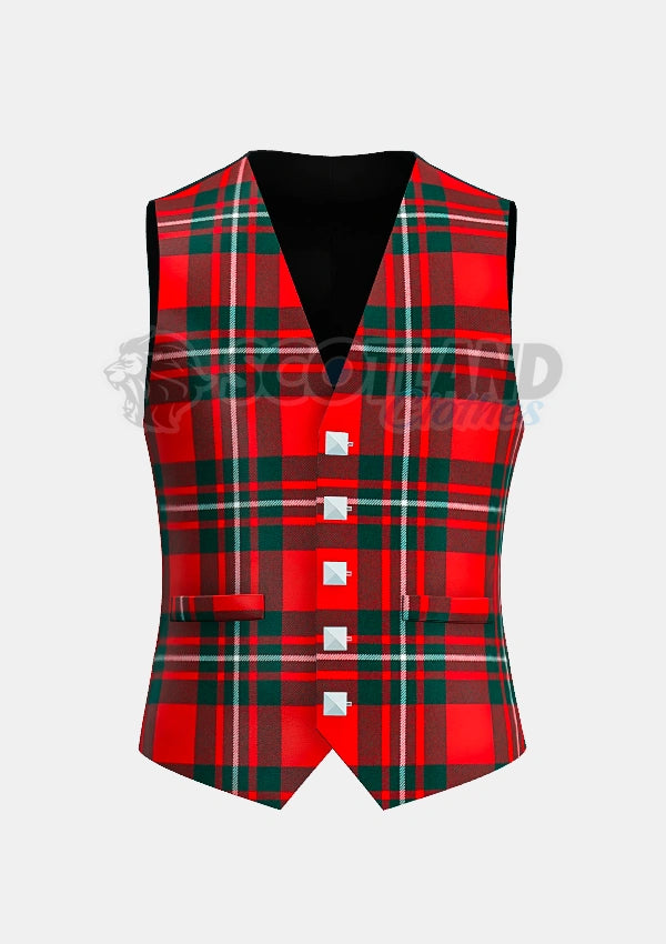 Macgregor Tartan Waistcoat Front