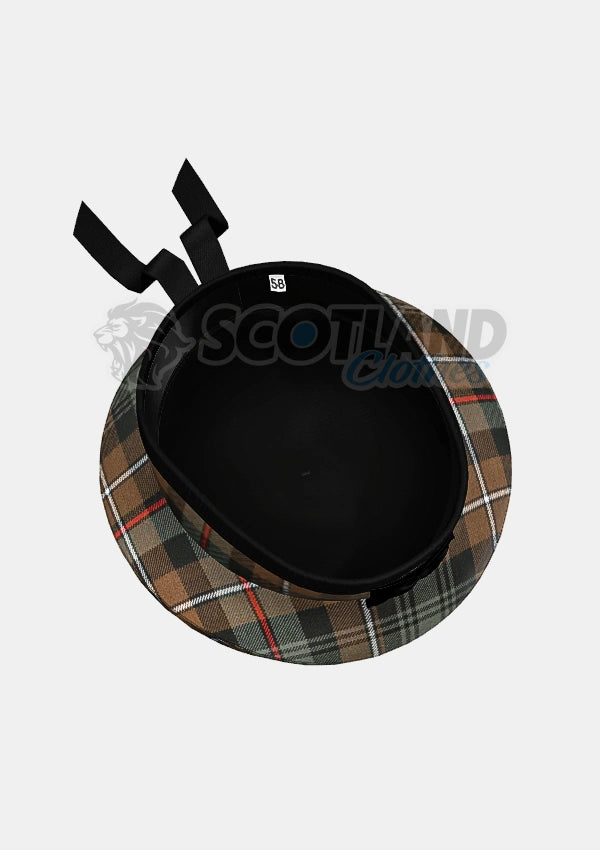 Mackenzie Weathered Tartan Balmoral Hat Back Side