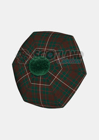 Mackinnon Hunting Modern Tartan Tam O' Shanter Hat