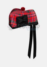Mackinnon Tartan Glengarry Hat Front