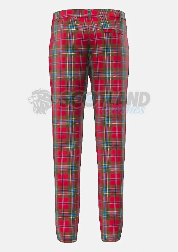 Custom Made Maclean Of Duart Weathered Tartan Trouser