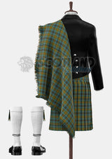 Custom Made O_Brien Tartan Prince Charlie Kilt Outfit