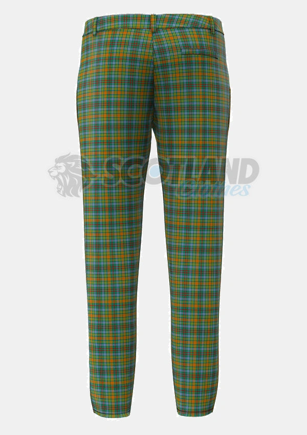 O_Brien Tartan Trouser Back