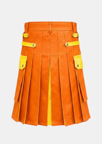 Orange_and_Yellow_Leather_Hybrid_Utility_Kilt_Back