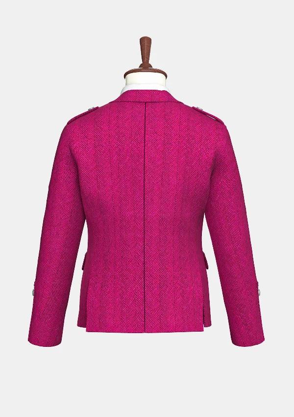 Pink_Tweed_Argyle_Kilt_Jacket_back_image