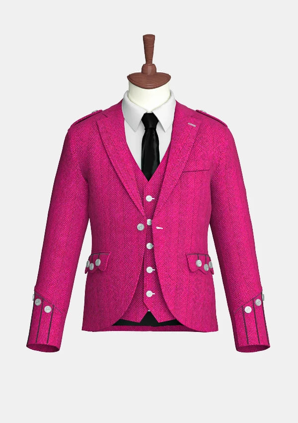 Pink_Tweed_Argyle_Kilt_Jacket_front_image