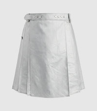 Plain Light Grey Leather Front