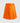 Plain Orange Leather Kilt Front