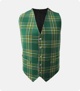 Premium Quality Irish National Tartan Waistcoat