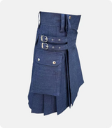 Premium Quality Blue Denim Kilt