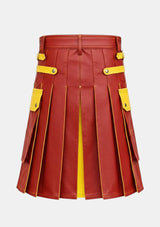 Red_and_Yellow_Leather_Hybrid_Utility_Kilt_Back