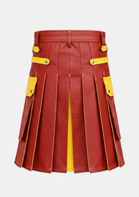 Red_and_Yellow_Leather_Hybrid_Utility_Kilt_Back