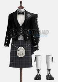 Rivers of Scotland Tartan Prince Charlie Outfit