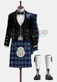 Roberts Tartan Prince Charlie Outfit