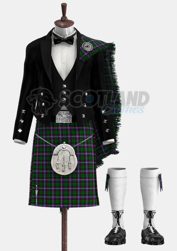 Russell Tartan Prince Charlie Outfit