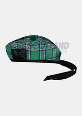 Sinclair Tartan Glengarry Hat Side