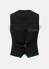Sinclair Tartan Waistcoat Back