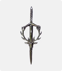 Stag Head Kilt Pin